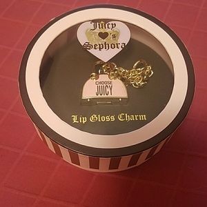 Juicy Couture lip gloss charm bracelet